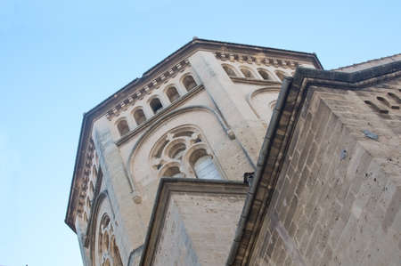 Church detail in Santa Catalina, Palma de Mallorca, Balearic islands, Spain.