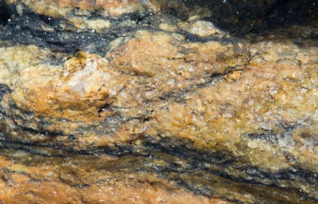 Clear crystals closeup in metamorphic environment Southern Province Sri Lanka Asia.の写真素材