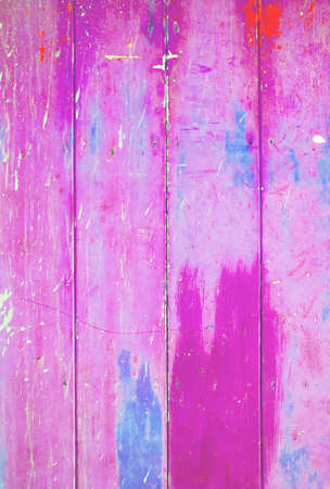 Pink colorful vintage background with shabby distressed grungy texturehippie styleの写真素材