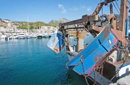 PUERTO SOLLER, MALLORCA, SPAIN - OCTOBER 2, 2016: Boats in the marina on a sunny day on October 2,...
