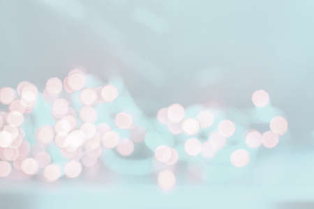 Abstract festive turquoise light background textureの写真素材