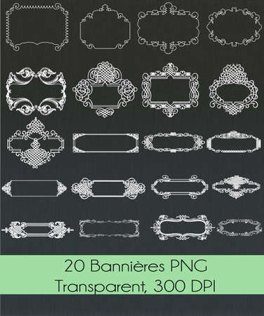 banner royal luxury wedding ornamentのイラスト素材