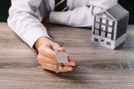 real estate house keyの写真素材