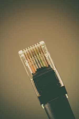 CAT 5 cableの写真素材