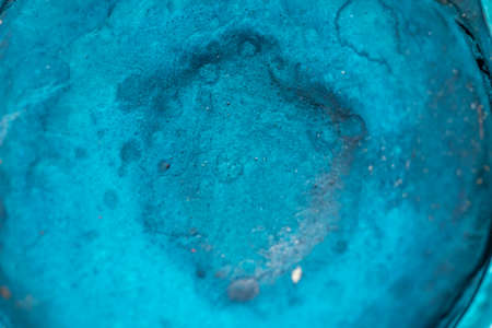 Close-up macro shot of beautiful vibrant watercolour pallete with plenty of texture and detailsの写真素材