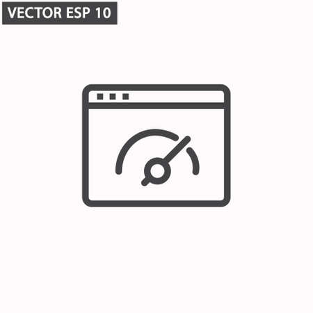 Digital speed iconのイラスト素材