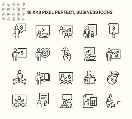 Simple design presentation. Idea icon. Vector.のイラスト素材