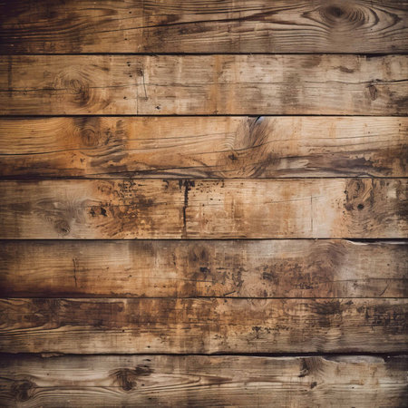 Old wood background or texture. Close up of grunge wooden wallの素材