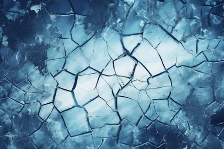 Cracked ground texture. Abstract nature background. 3d render illustrationの素材