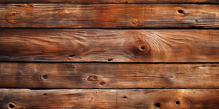 Old wooden background or texture. Wood plank wall. Rustic style.の素材