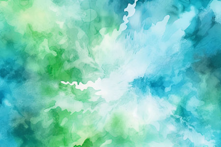 Abstract watercolor background. Colorful texture. Digital art painting.の素材