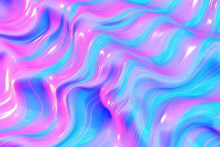Colorful abstract background with smooth lines in blue, pink and purple colorsの素材
