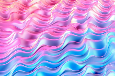 abstract background with smooth lines in pink, blue and purple colorsの素材