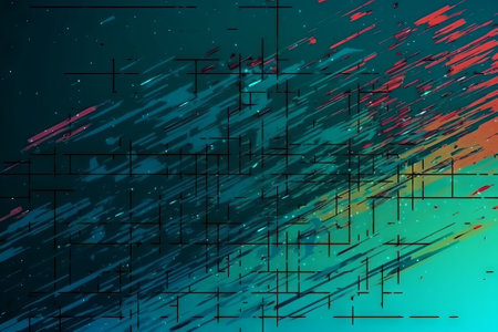 abstract background with geometric elements and space for text, vector illustrationの素材
