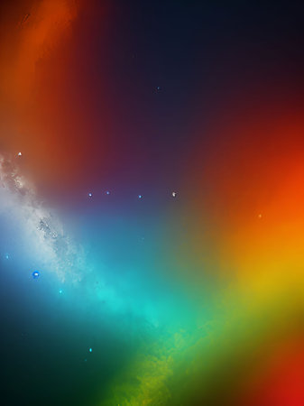 abstract rainbow background with space for text or image. fractalの素材