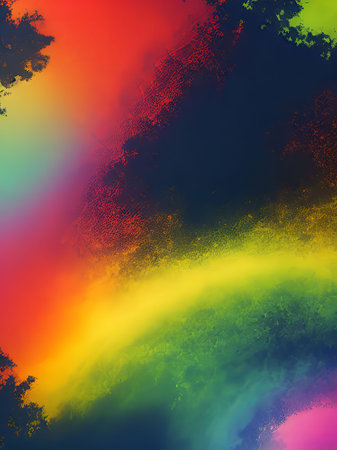 Rainbow abstract background with space for text or image. EPS10の素材