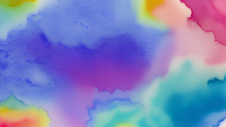 Abstract colorful watercolor background. Texture paper. Can be used for desktop wallpaper or posterの素材