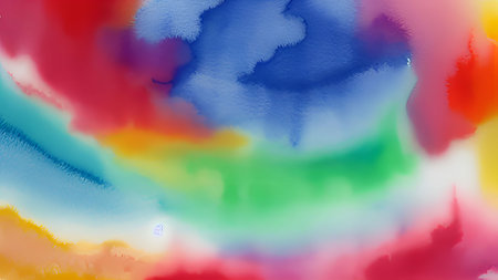 Abstract watercolor background. Vector illustration. Colorful watercolor texture.の素材