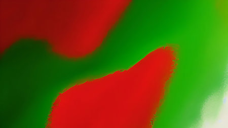 Abstract background with green, red and red spots. Abstraction.の素材