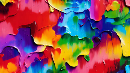Abstract art background. Hand-painted background. SELF MADE.の素材