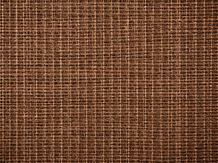 Closeup detail of brown fabric texture background. Brown fabric texture.の素材