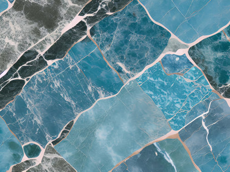 Abstract background of marble texture. Top view. 3d rendering.の素材