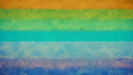 colorful abstract background with some reflected light on the surface of the waterの素材