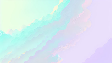 Background with color lines. Different shades and thickness. Abstract pattern.の素材