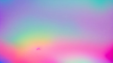 Holographic foil. Iridescent Foil. Glitch Hologram. Pastel neon rainbow. Ultraviolet metallic paper. Template for presentation. Cover to web design. Abstract colorful gradient.の素材