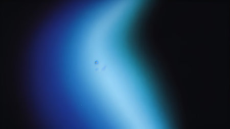 abstract blue background with bokeh defocused lights and shadowの素材