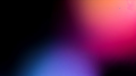 abstract multicolored background with bokeh defocused lightsの素材