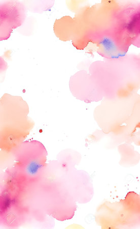 Abstract watercolor background. Texture paper. Hand drawn. Vector illustration.の素材