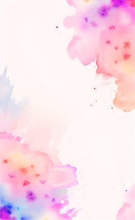 Abstract watercolor background. Hand painted watercolor background. Vector illustration.の素材