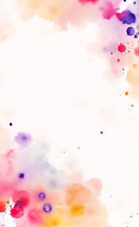 Abstract watercolor background. Colorful watercolor background for your design.の素材