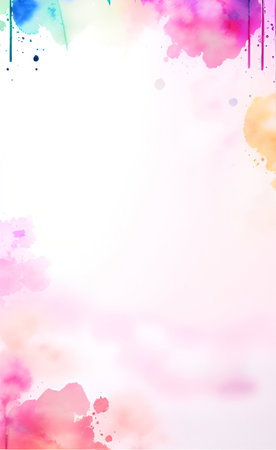 Abstract watercolor background with space for your text. Vector illustration.の素材