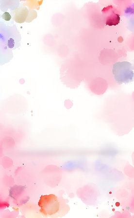 Abstract watercolor background. Colorful watercolor background with spots.の素材