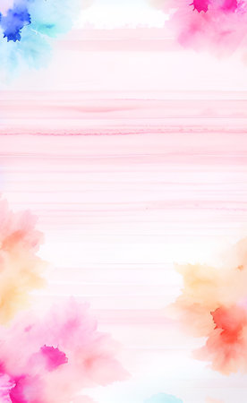 Watercolor Japanese style background. Sakura blossom background. Vector illustration.の素材