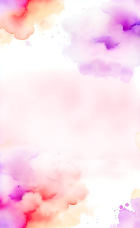 Watercolor background. Watercolor texture. Digital art painting. Vector illustration.の素材