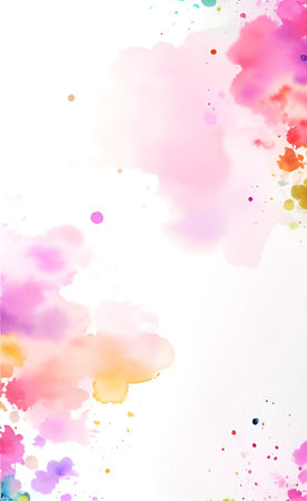 Abstract watercolor background. Colorful watercolor background. Watercolor background.の素材