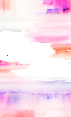 Abstract watercolor background. Digital art painting. Colorful gradient.の素材