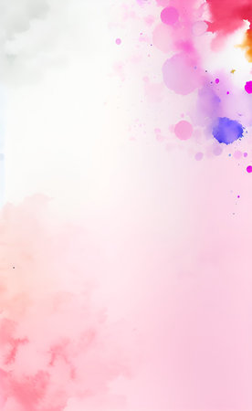 Abstract watercolor background. Digital art painting. Colorful texture.の素材
