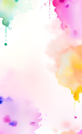 Abstract watercolor background with space for your text. Vector illustration.の素材