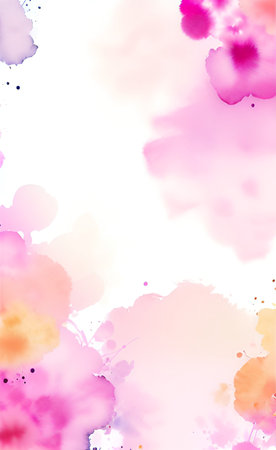 Abstract watercolor background. Digital art painting. Colorful texture.の素材