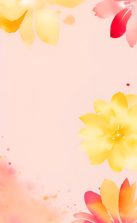 Cherry blossom sakura spring background with space for your textの素材