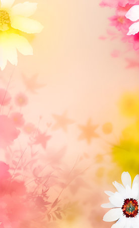 Cherry blossom sakura spring background with space for your textの素材