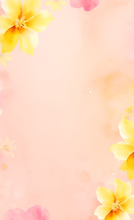 Tropical flower plumeria Japanese paper New Year's card backgroundの素材