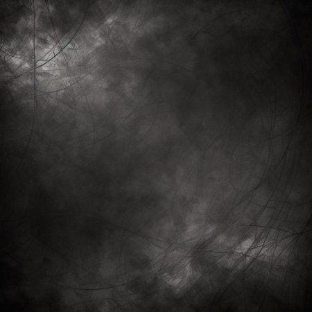 grunge wall, highly detailed textured background abstract in blackの素材