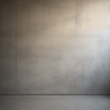 Concrete wall and floor as a background, 3d render.の素材