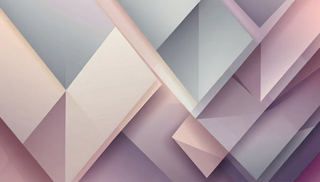 Geometric abstract background, polygonal shapes in pastel colorsの素材
