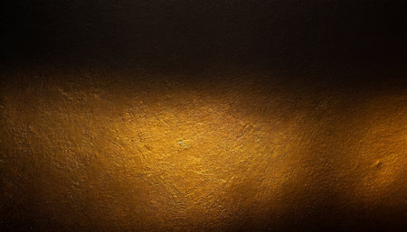 golden background or texture and gradients shadow on the wall.の素材